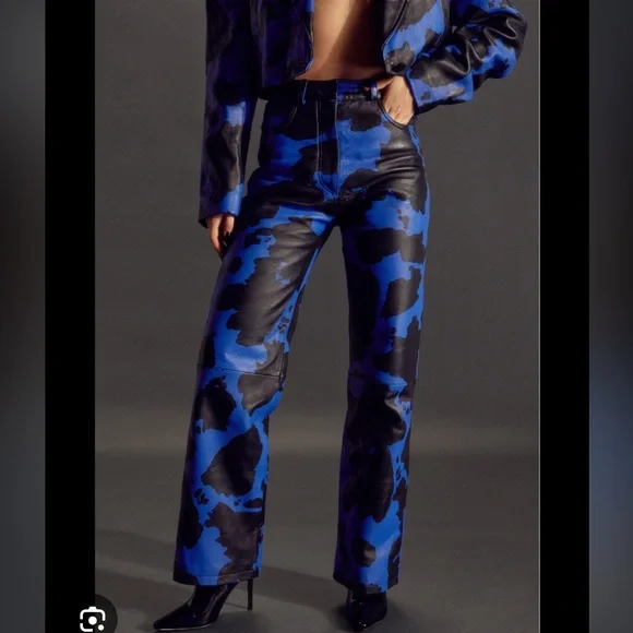 Nasty Gal premium real leather cow print set - Picture 7 of 8